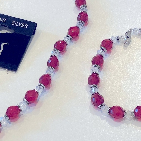 Sterling Silver Necklace Set - Picture 2 of 5